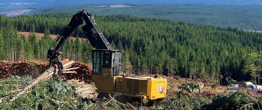 New Cat® 568 takes timber production to new heights